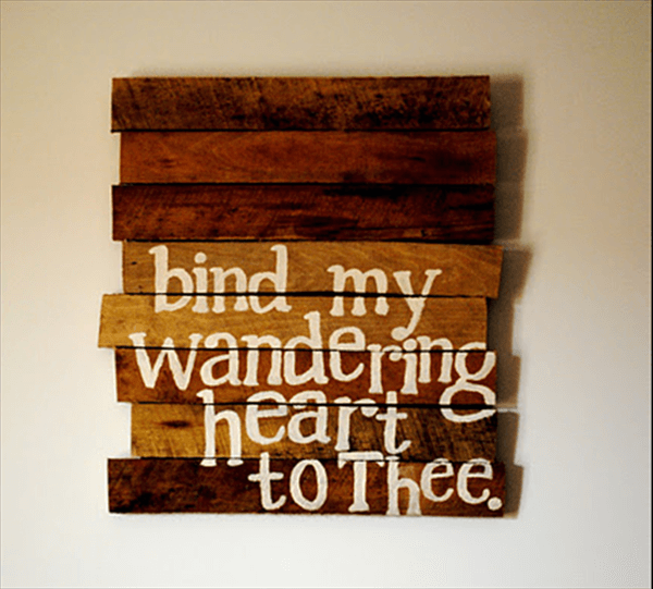 Diy Wall Art Wooden Pallet Wall Decoration 101 Pallets