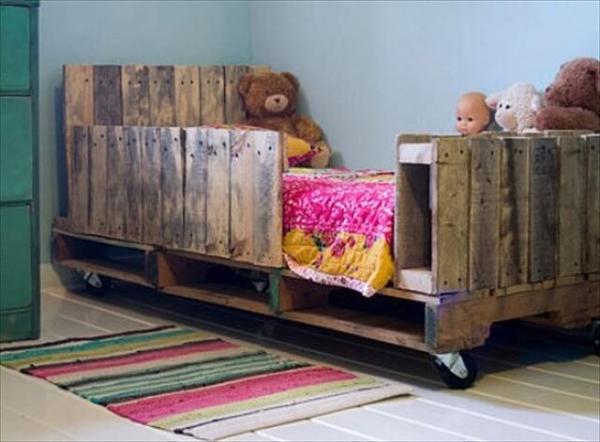 children's pallet bed