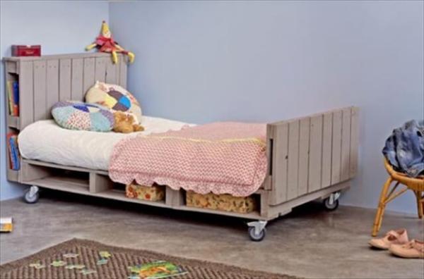 pallet bed for kid