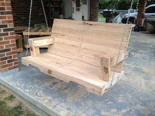 Enjoy With Pallet Porch Swing In Leisure Time 101 Pallets