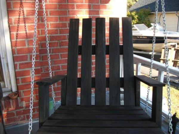 pallet porch swing chair
