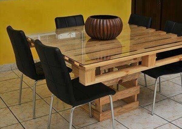 plan de table en palette