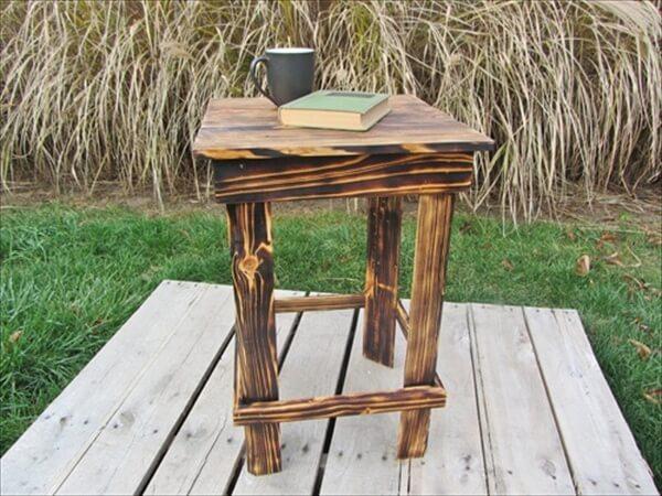 pallet end table plans