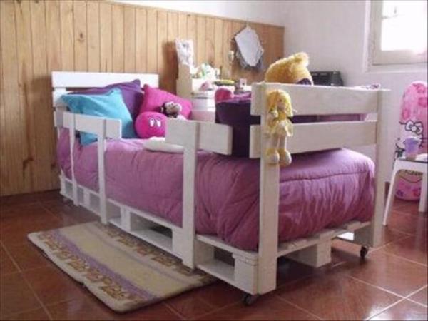 children's pallet bed