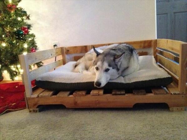 Dog Bed Out Of Recycled Wooden Pallets - 101 Pallets