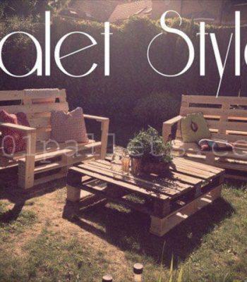 Relaxing Pallet Garden Lounge