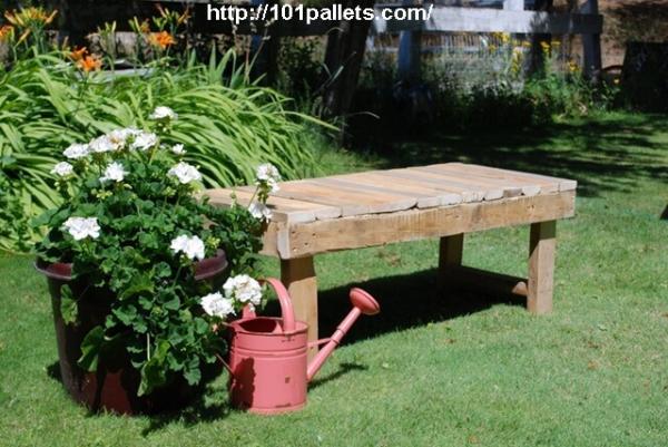Great Recycled Pallet Work for Garden