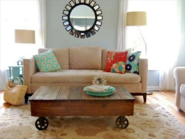 pallet living room coffee table