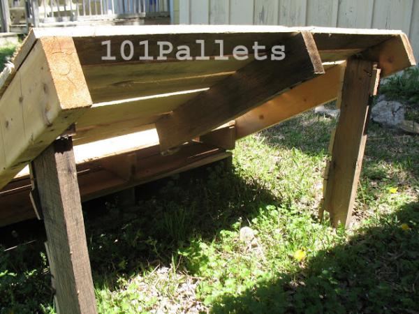 Pallet Lounge Chair plany