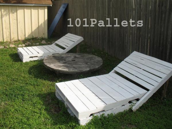 Pallet Lounge Chair plany