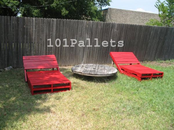 Pallet Lounge Chair plany