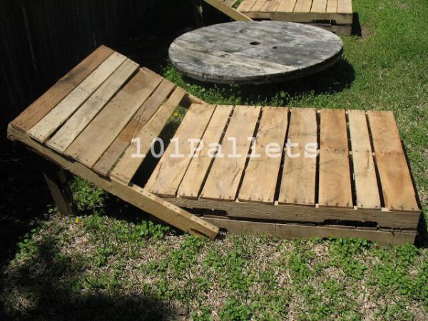 Pallet Lounge stoel plannen