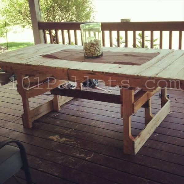 15 Unique Pallet Picnic Table – 101 Pallets