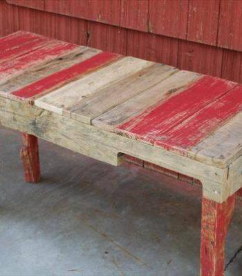 Upcycled Pallet Bench