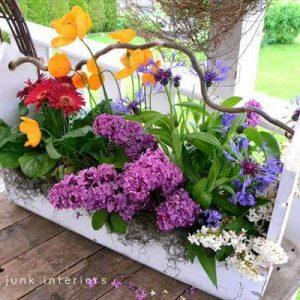 pallet flower planter