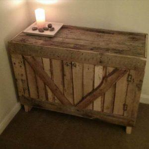 Recycled Pallet Side Table