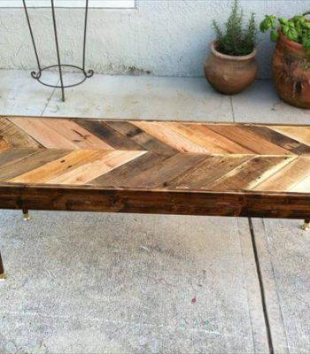 repurposed pallet table