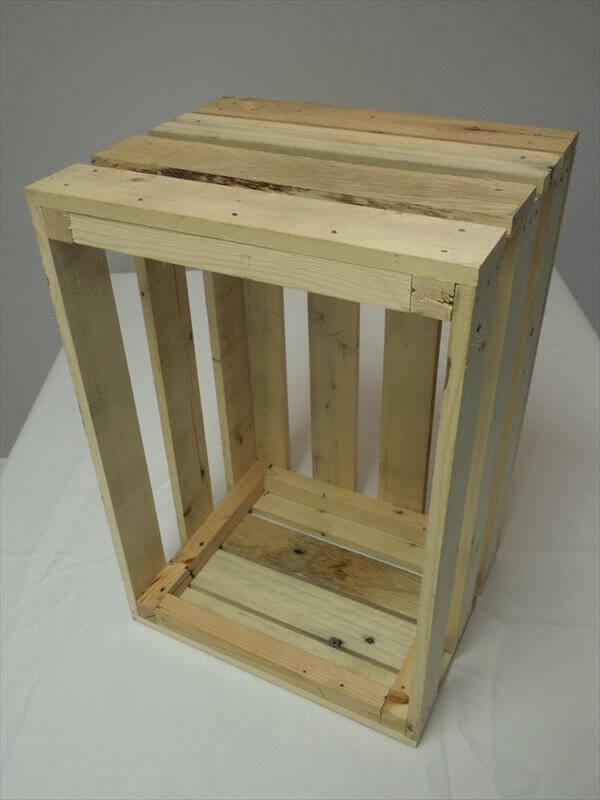 recycled pallet crate