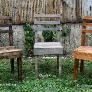 reclaimed pallet chairs