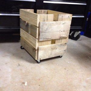 recycled pallet planter box