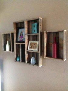 Pallet Wall Shelves Ideas - 101 Pallets