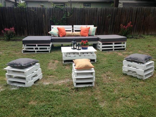 making outdoor furniture from pallets