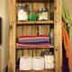 upcycled pallet bathroom wall hanging shelf