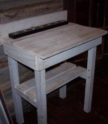 diy pallet potting bench and buffet table