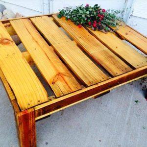 recycled pallet coffee table