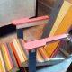 recycled pallet colorful adirondack chair for kids