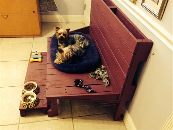 diy pallet sofa and dog bed