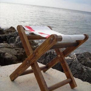 upcycled pallet wood sail stool