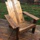 recycled pallet Adirondack chair
