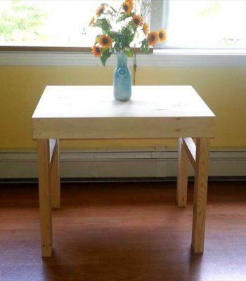 repurposed pallet end table and side table
