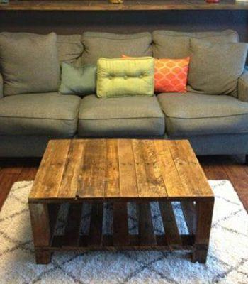 regained pallet coffee table