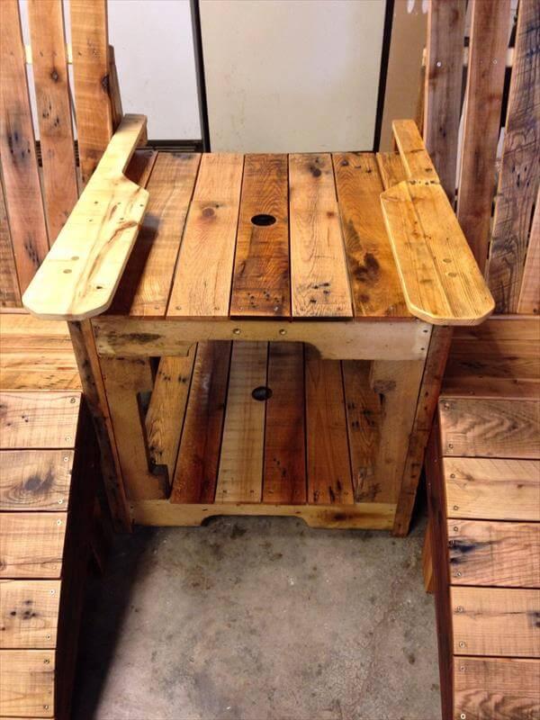 upcycled pallet adirondack chairs