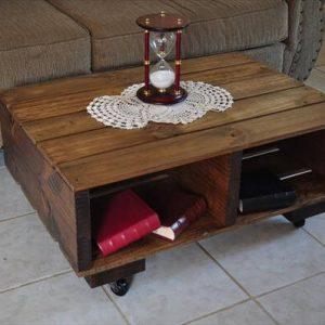 recycled pallet and barn wood coffee table