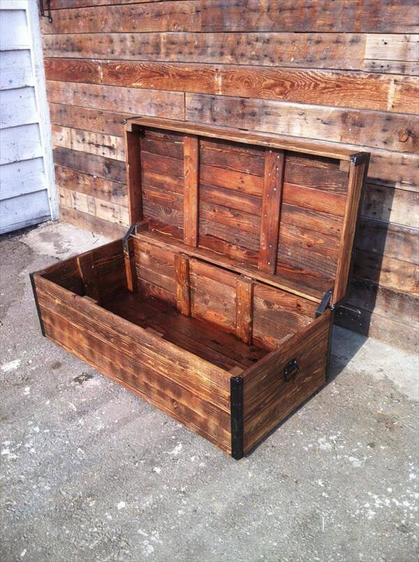 DIY Pallet Wood Chest and Coffee Table � 101 Pallets