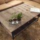 reccycled pallet coffee table with shelf