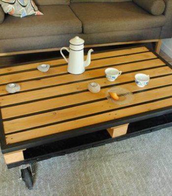 Reclaimed Pallet Wood Coffee Table