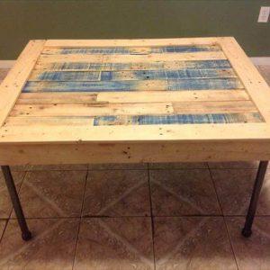 reclaimed squared pallet coffee table