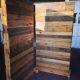 recycled pallet room divider