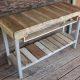 diy pallet console table with storage