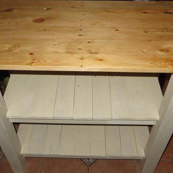 repurposed pallet kitchen island table