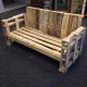 recycled pallet sofa and bench