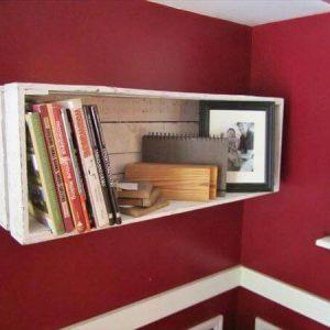 repurposed pallet shelf