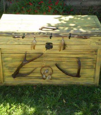 recycled pallet hope chest