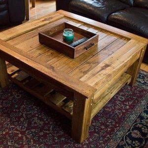 handcrafted pallet industrial coffee table