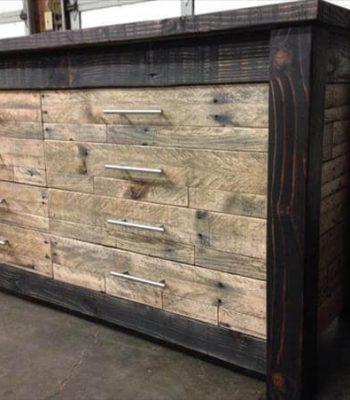 diy pallet chest of drawers and cabinet