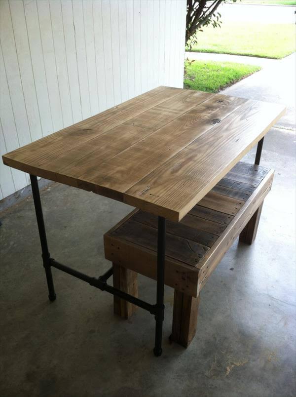 diy pallet dining table